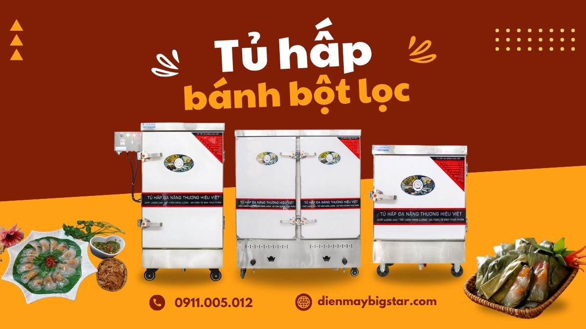 Tủ hấp bánh bột lọc 14 Tủ hấp bánh bột lọc