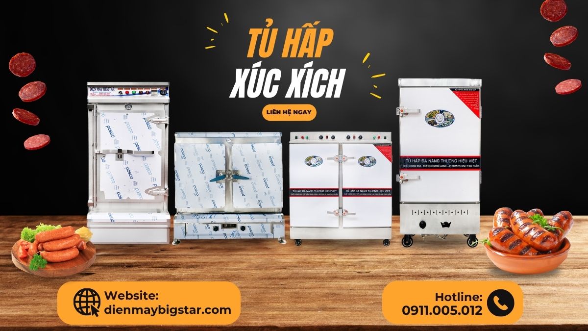 Tủ hấp xúc xích 11 Tủ hấp xúc xích