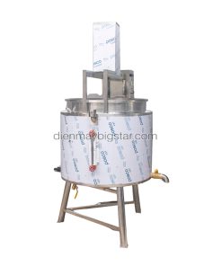 Nồi nấu cánh khuấy công nghiệp 3 lớp 300L 13 noi nau canh khuay cong nghiep 3 lop 300L 12