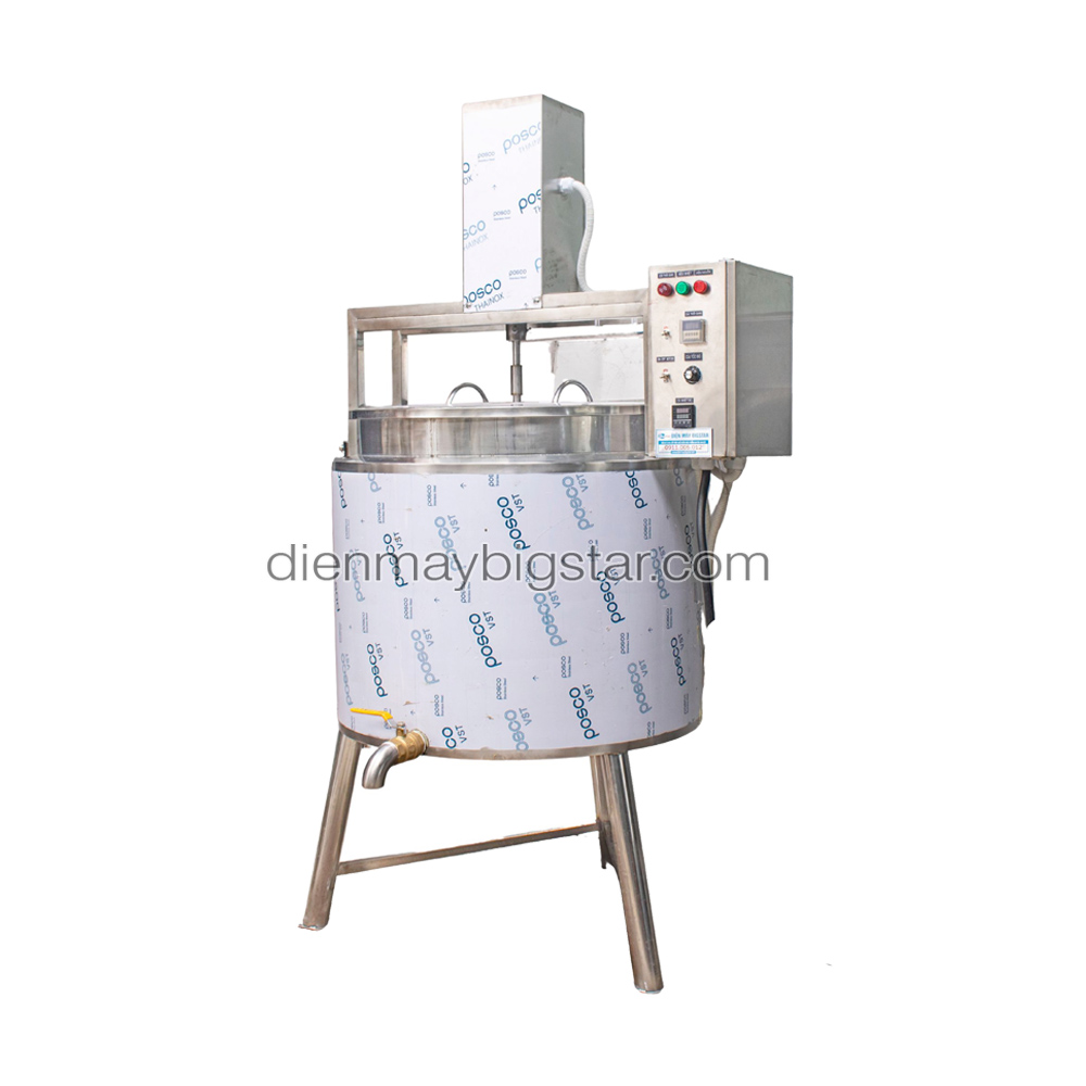 Nồi nấu cánh khuấy công nghiệp 3 lớp 300L 12 Nồi nấu cánh khuấy công nghiệp 3 lớp 300L - Ảnh 3