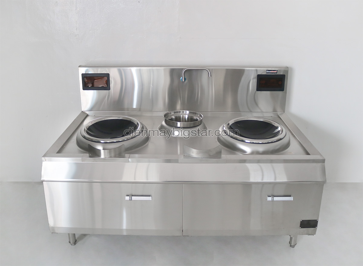 Bep dien tu cong nghiep doi chao lom roi co bau nuoc 2x15kW 2 2