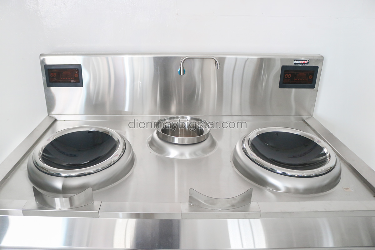 Bếp điện từ công nghiệp đôi chảo lõm rời có bầu nước 2x15kW 23 Bep dien tu cong nghiep doi chao lom roi co bau nuoc 2x15kW 3 2