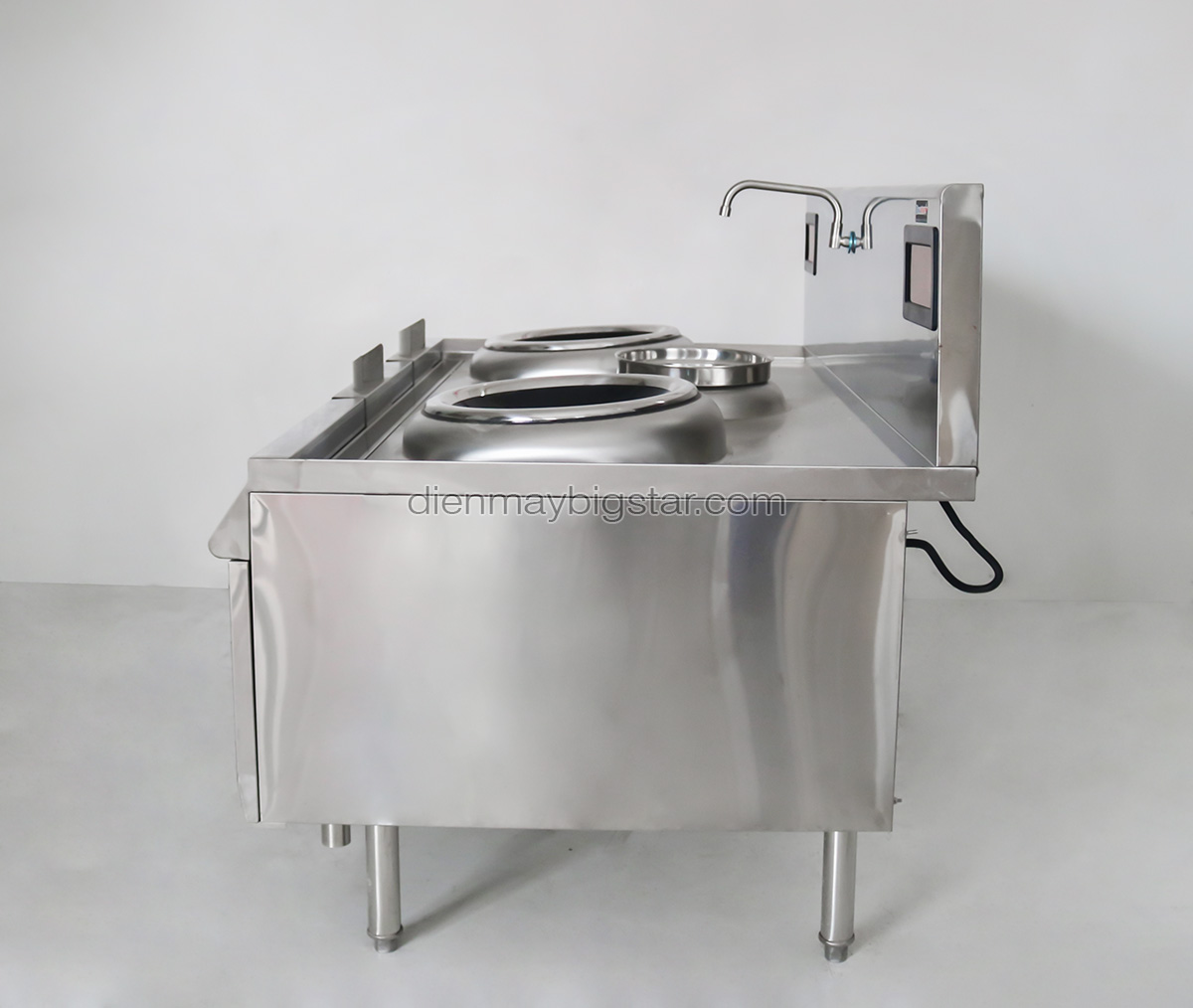 Bếp điện từ công nghiệp đôi chảo lõm rời có bầu nước 2x15kW 27 Bep dien tu cong nghiep doi chao lom roi co bau nuoc 2x15kW 8