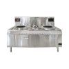 Bếp điện từ công nghiệp đôi chảo lõm rời có bầu nước 2x15kW
