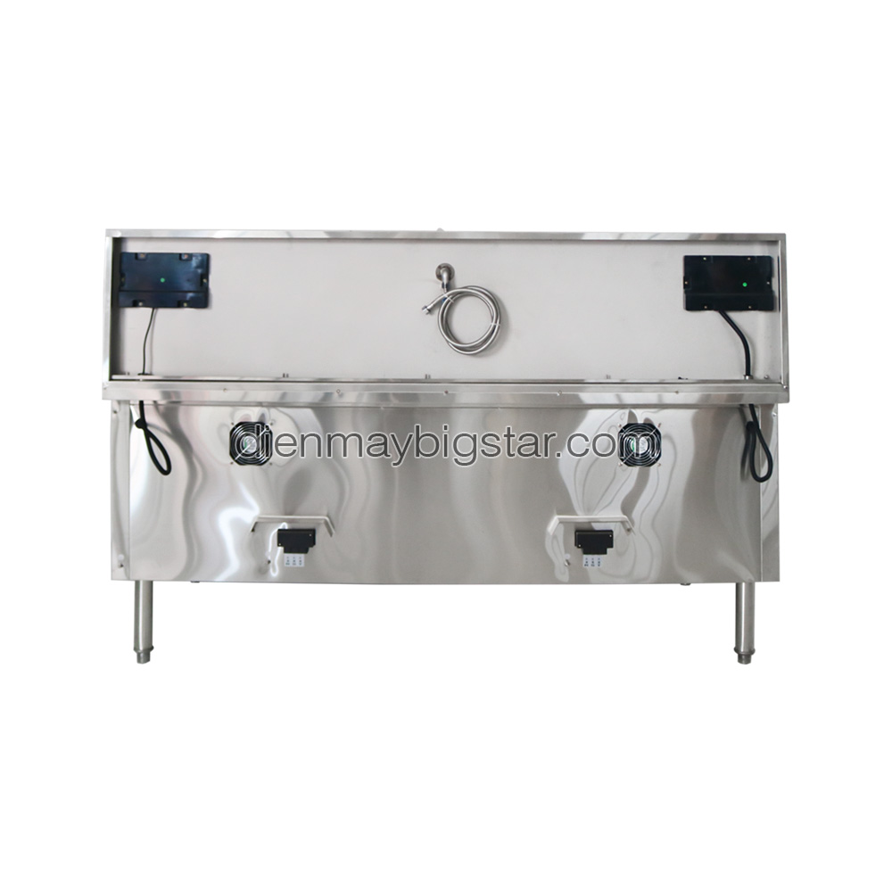 Bếp điện từ công nghiệp đôi chảo lõm rời có bầu nước 2x15kW 17 Bếp điện từ công nghiệp đôi chảo lõm rời có bầu nước 2x15kW - Ảnh 4