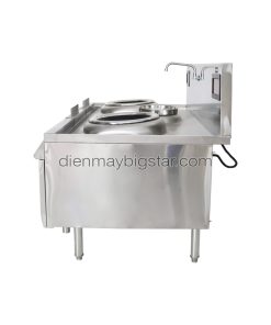 Bếp điện từ công nghiệp đôi chảo lõm rời có bầu nước 2x15kW 19 Bep dien tu cong nghiep doi chao lom roi co bau nuoc 2x15kW 12
