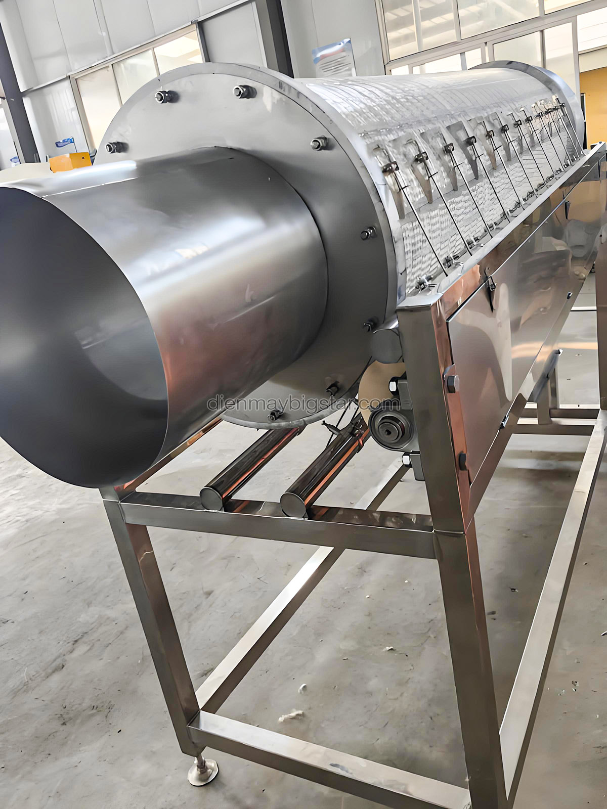 Máy cắt bỏ sợi đậu hà lan công nghiệp