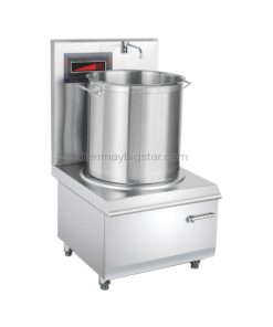 Bếp hầm điện từ công nghiệp đơn mặt phẳng tròn 15kW