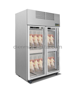 Tủ sấy gà vịt 2 cánh kính