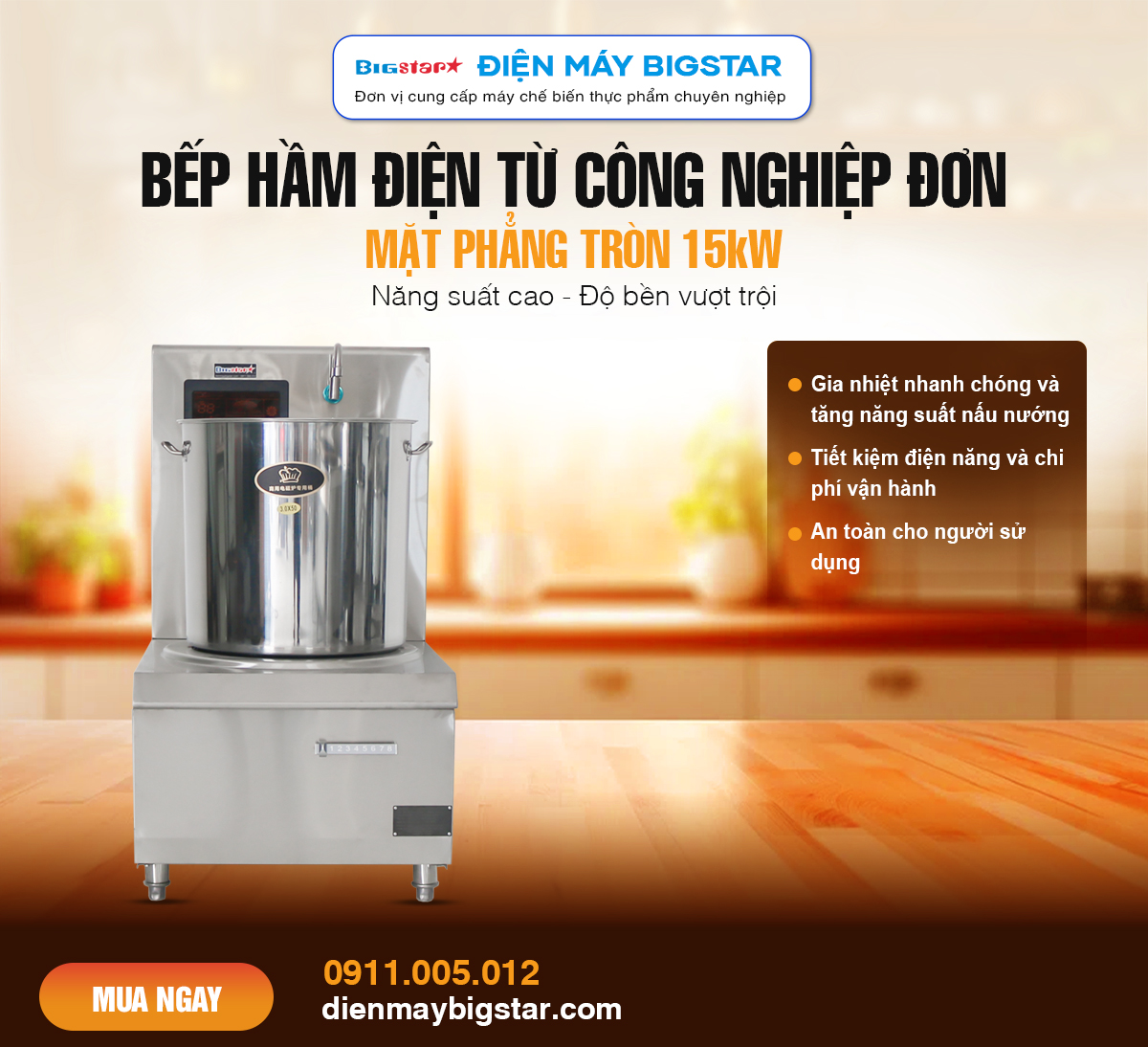bep ham dien tu cong nghiep doi mat phang tron banner