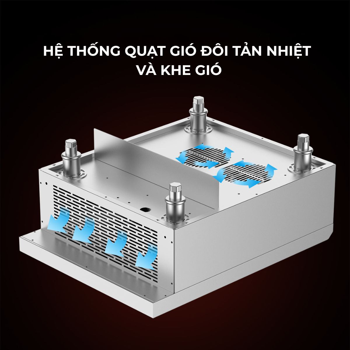 bep tu don de ban mat phang 8 nac gat 6kw 2