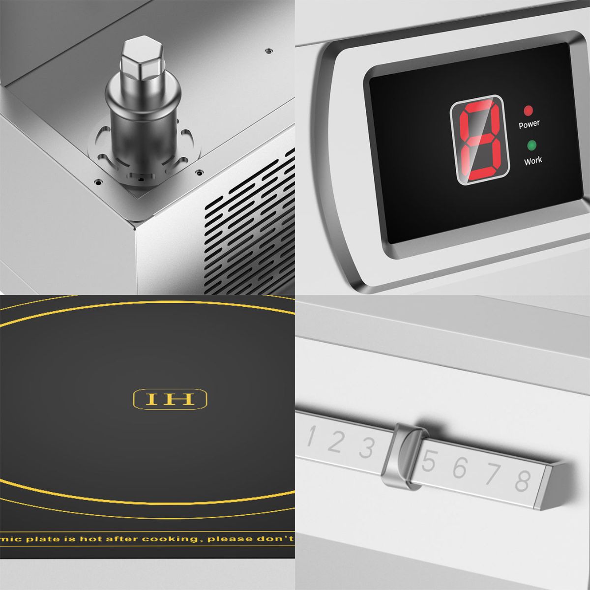 bep tu don de ban mat phang 8 nac gat 6kw