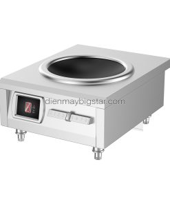 Bếp từ đơn xào mặt lõm để bàn 8 nấc gạt 6kW