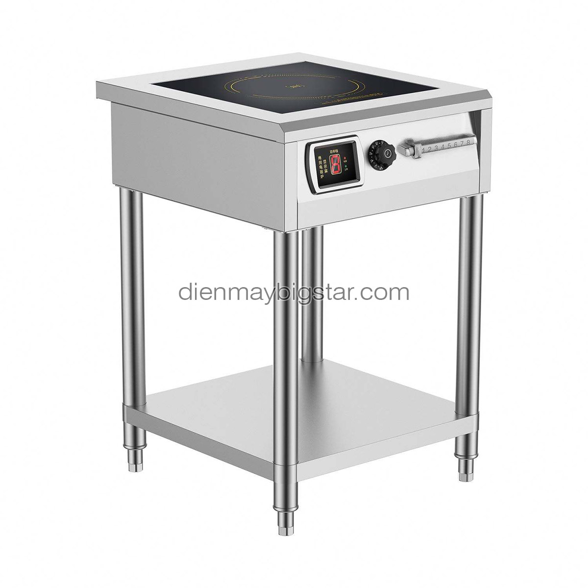 Bếp từ công nghiệp đơn mặt phẳng có hẹn giờ 8 nấc gạt 8kW - Thông số kỹ thuật