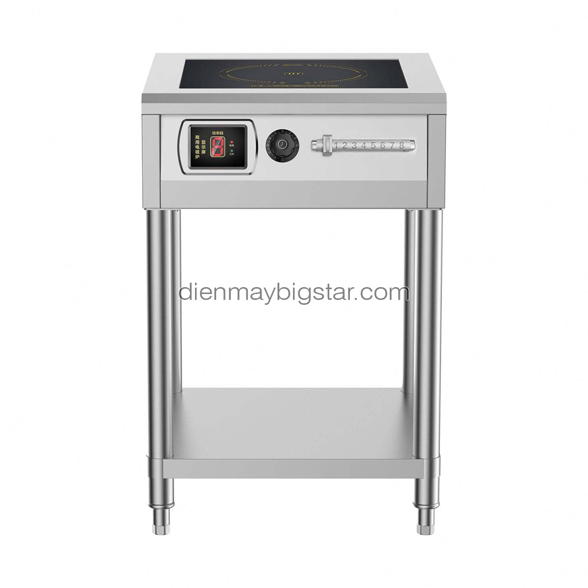 Bếp từ công nghiệp đơn mặt phẳng có hẹn giờ 8 nấc gạt 8kW 11 Bếp từ công nghiệp đơn mặt phẳng có hẹn giờ 8 nấc gạt 8kW - Ảnh 2