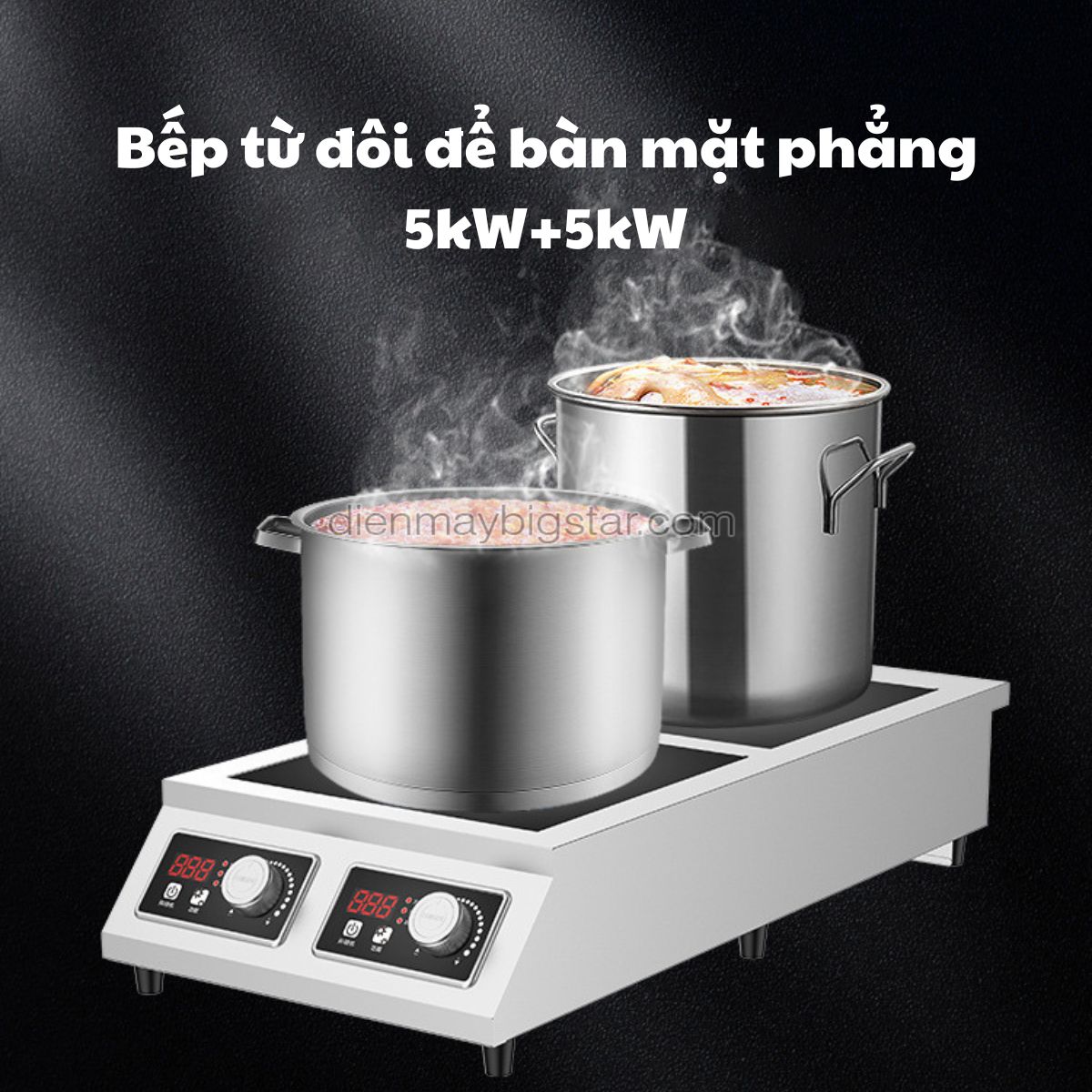 bep tu doi de ban mat phang 2x5kw 6