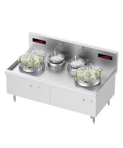 bep dien tu cong nghiep doi chao lom roi co 2 bau nuoc 2