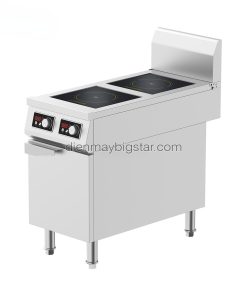 Bếp điện từ công nghiệp đôi phẳng có hộc tủ