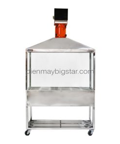 Lò nướng thịt bằng than mặt kính có hút khói