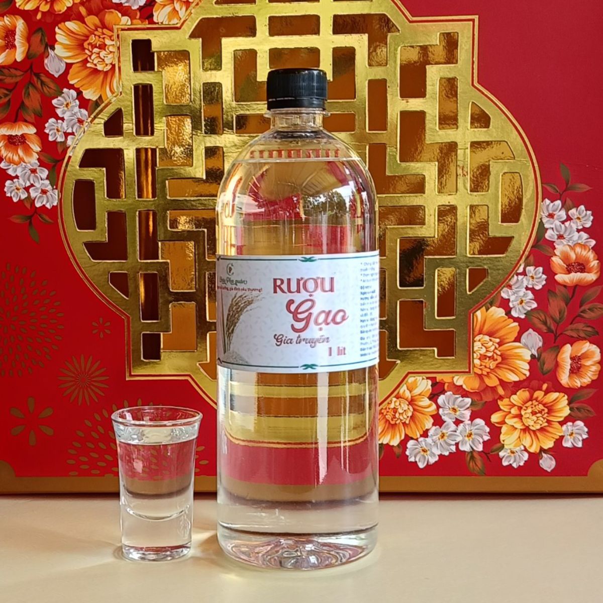 day chuyen nau ruou gao