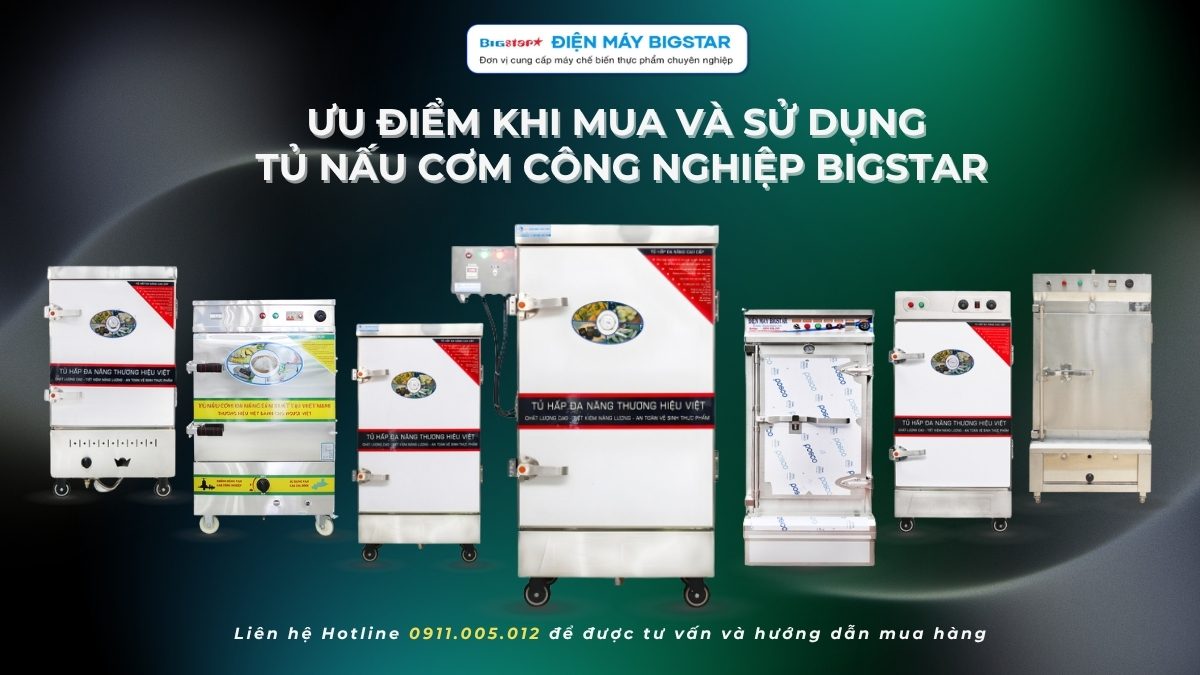 tủ nấu cơm công nghiệp