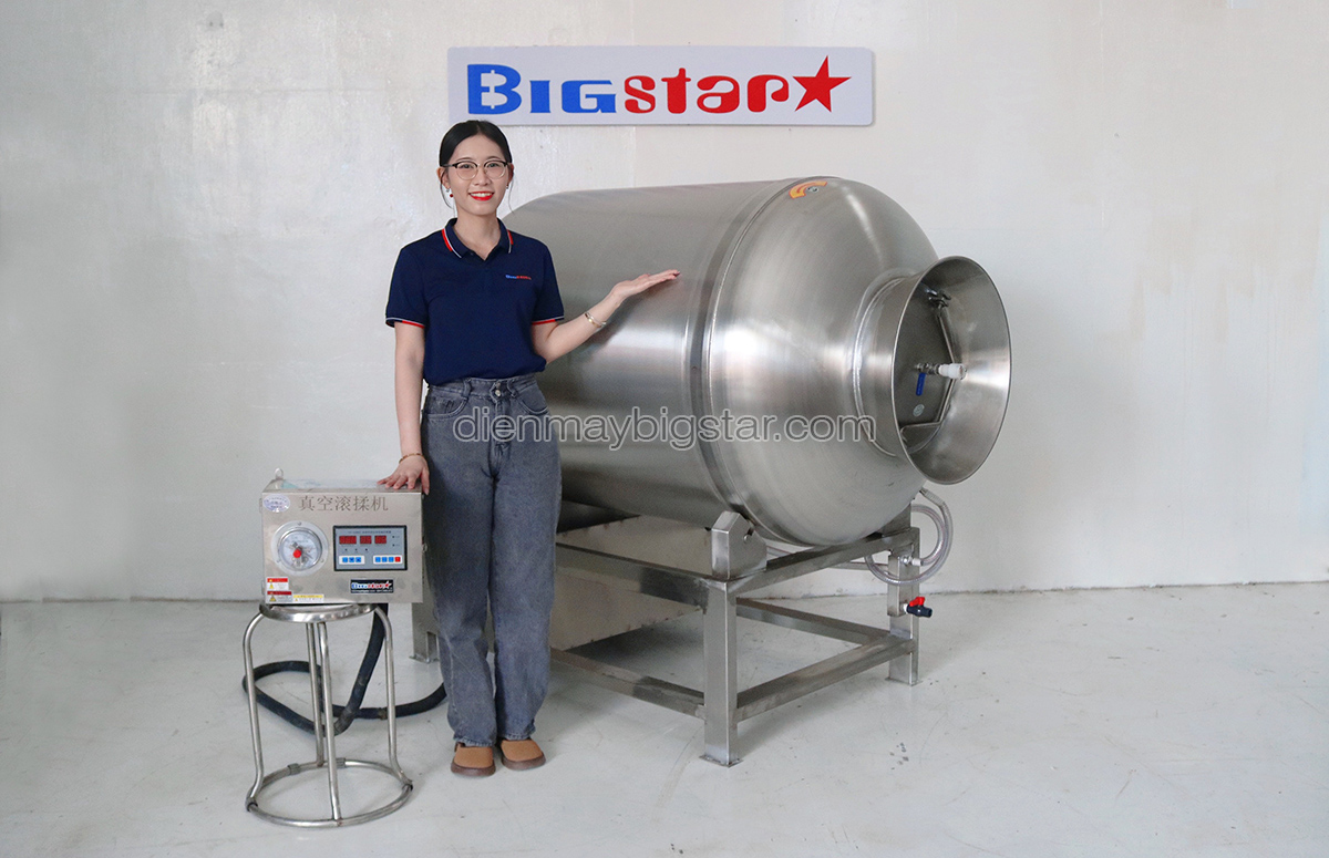 Máy trộn ướp thịt chân không tự động 600L VMT-600L 25 may tron uop thit chan khong tu dong tr