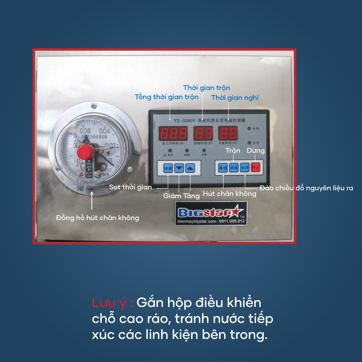 Máy trộn ướp thực phẩm chân không 400L VMT-400L 19 may tron uop thuc pham chan khong 400l tr 4