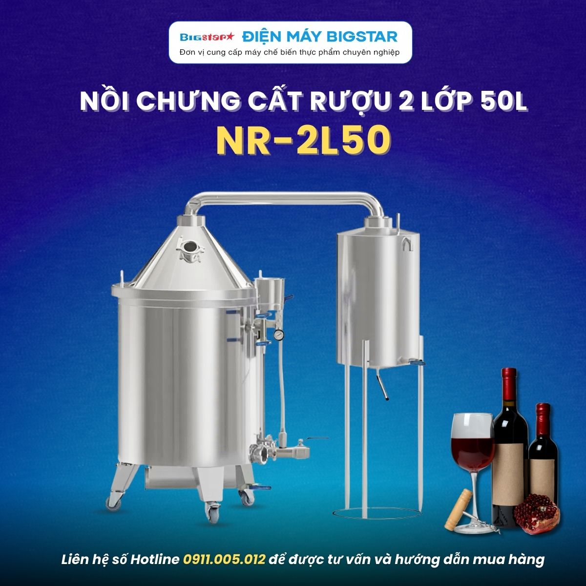 noi chung cat ruou 2 lop 50 lit nr 2l50 banner