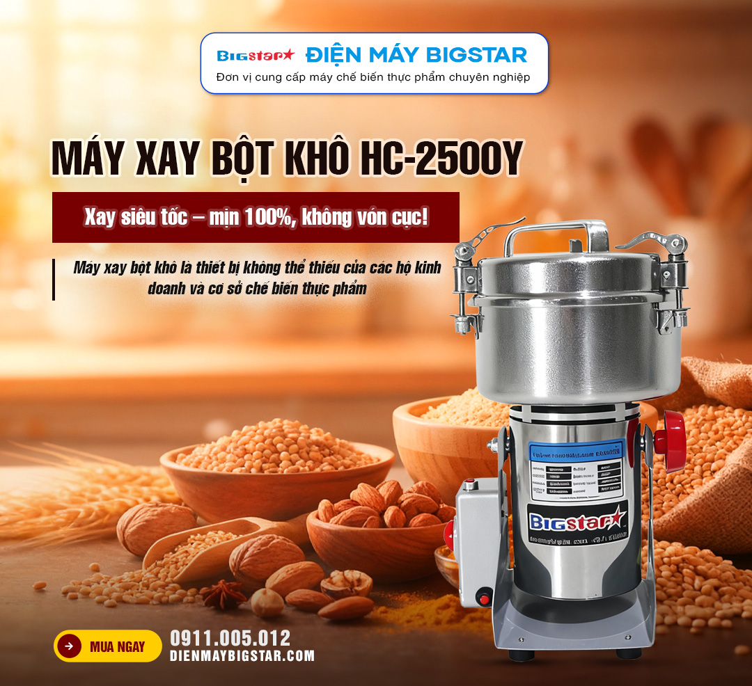 máy xay bột khô HC-2500Y