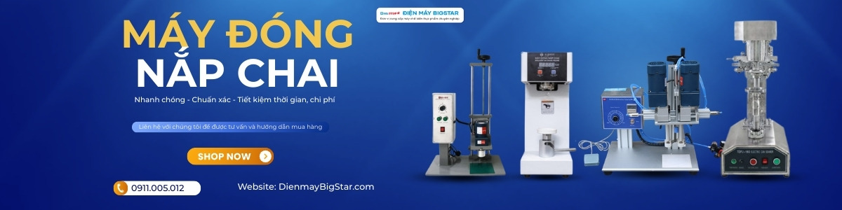 máy đóng nắp chai