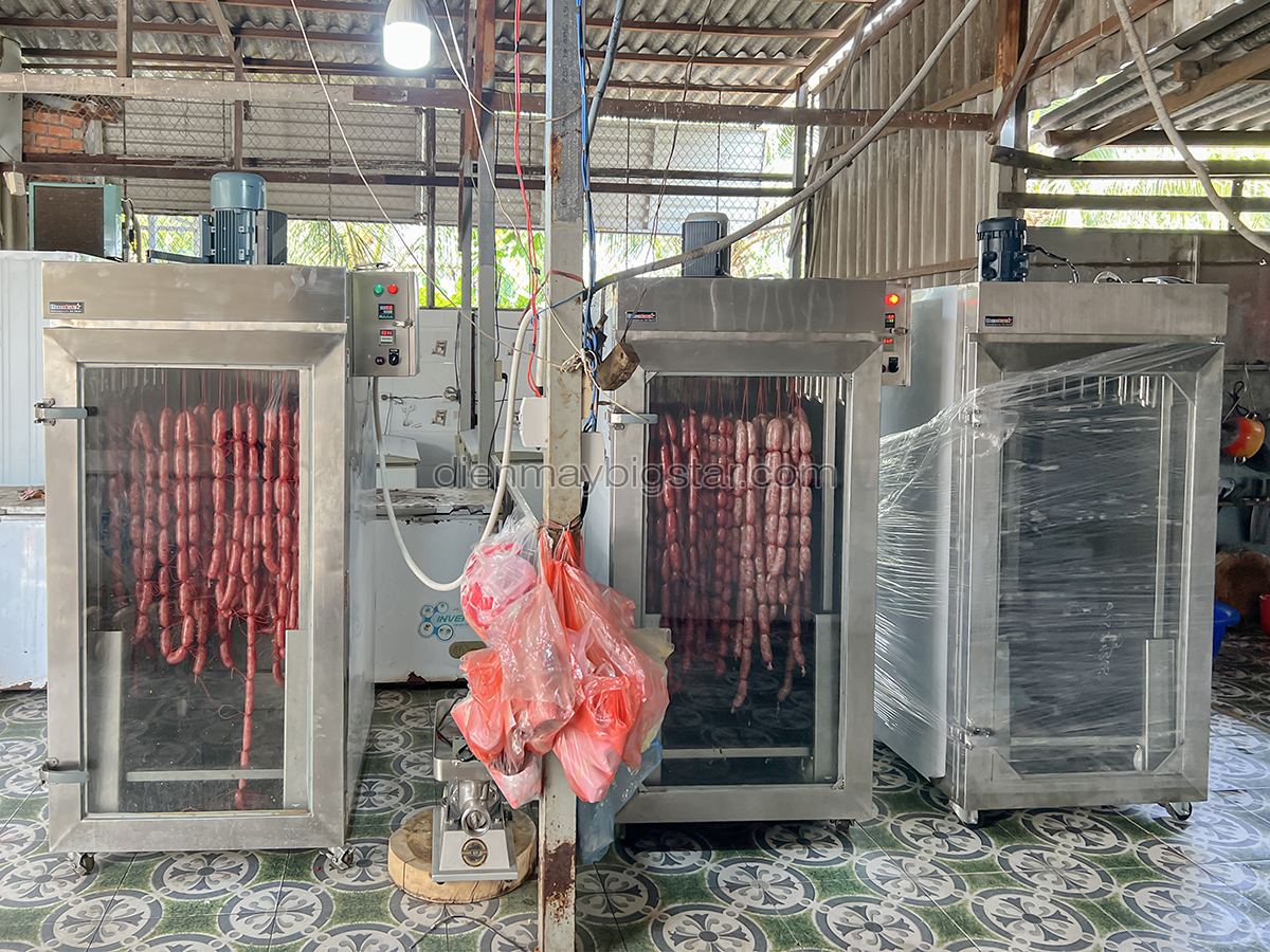 Tủ sấy lạp xưởng 100kg 37 Tu say lap xuong 2