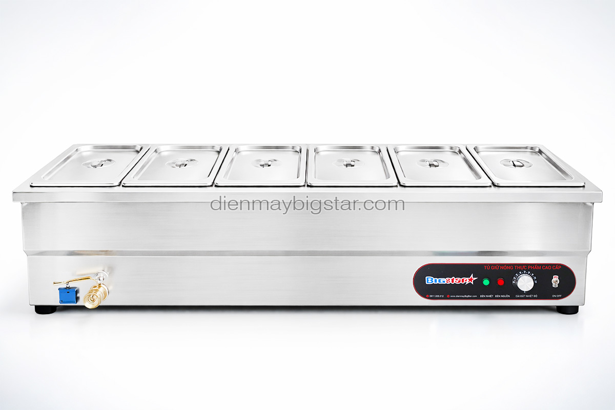 tủ hâm nóng thức ăn 6 khay B6-6 