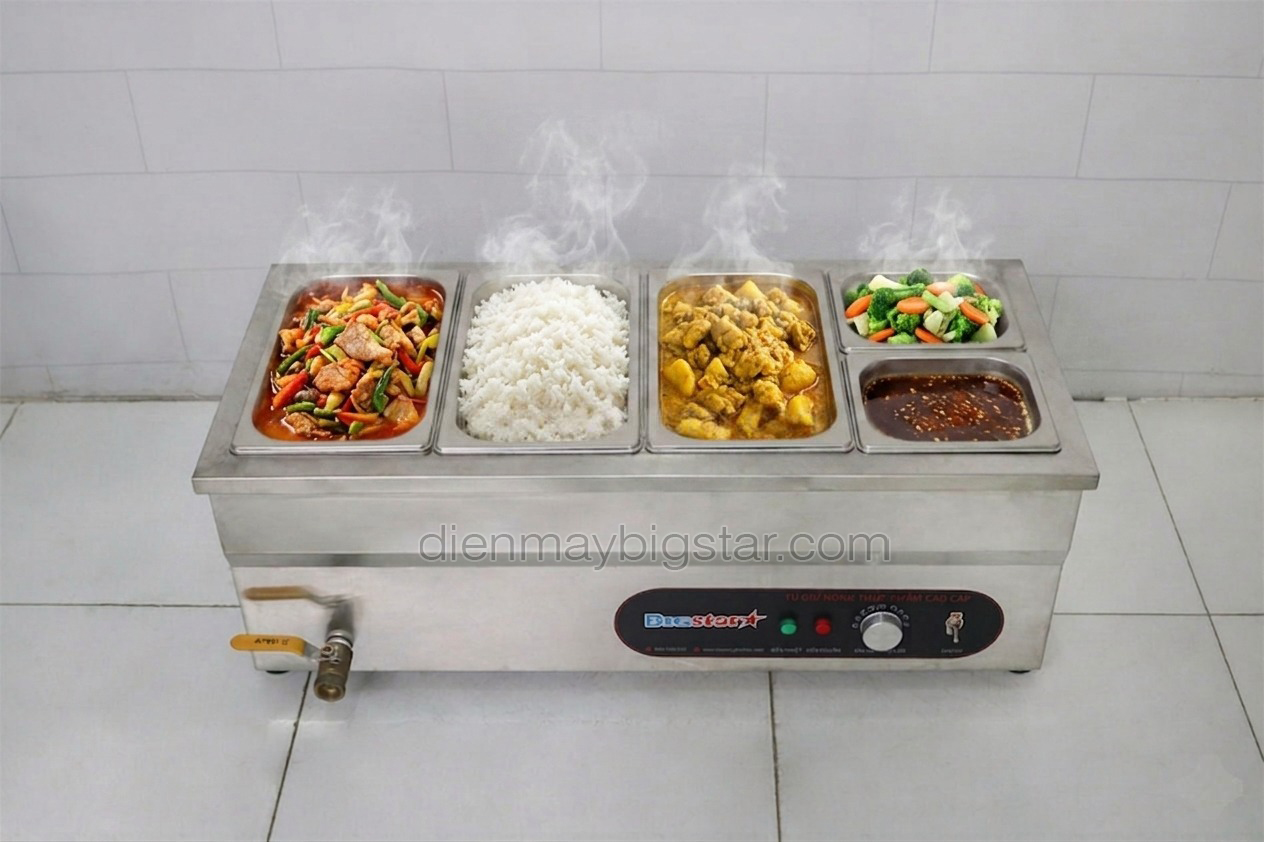 tu ham nong de ban 5 khay B15 2A3 4