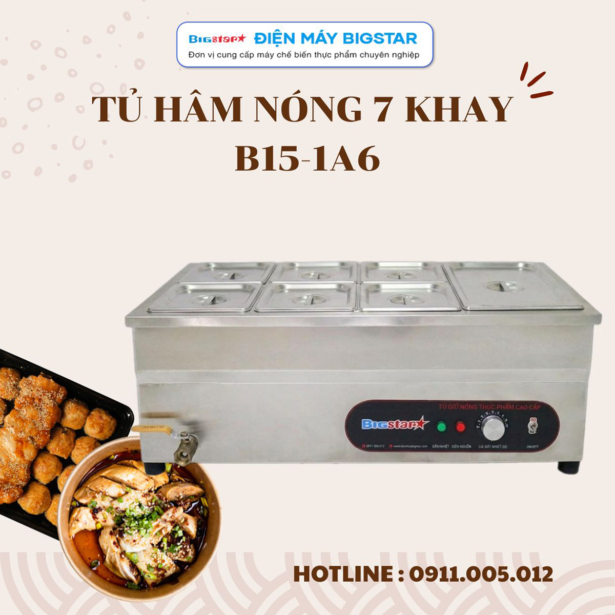 tu ham nong thuc an 7 khay B15 1A6 banner
