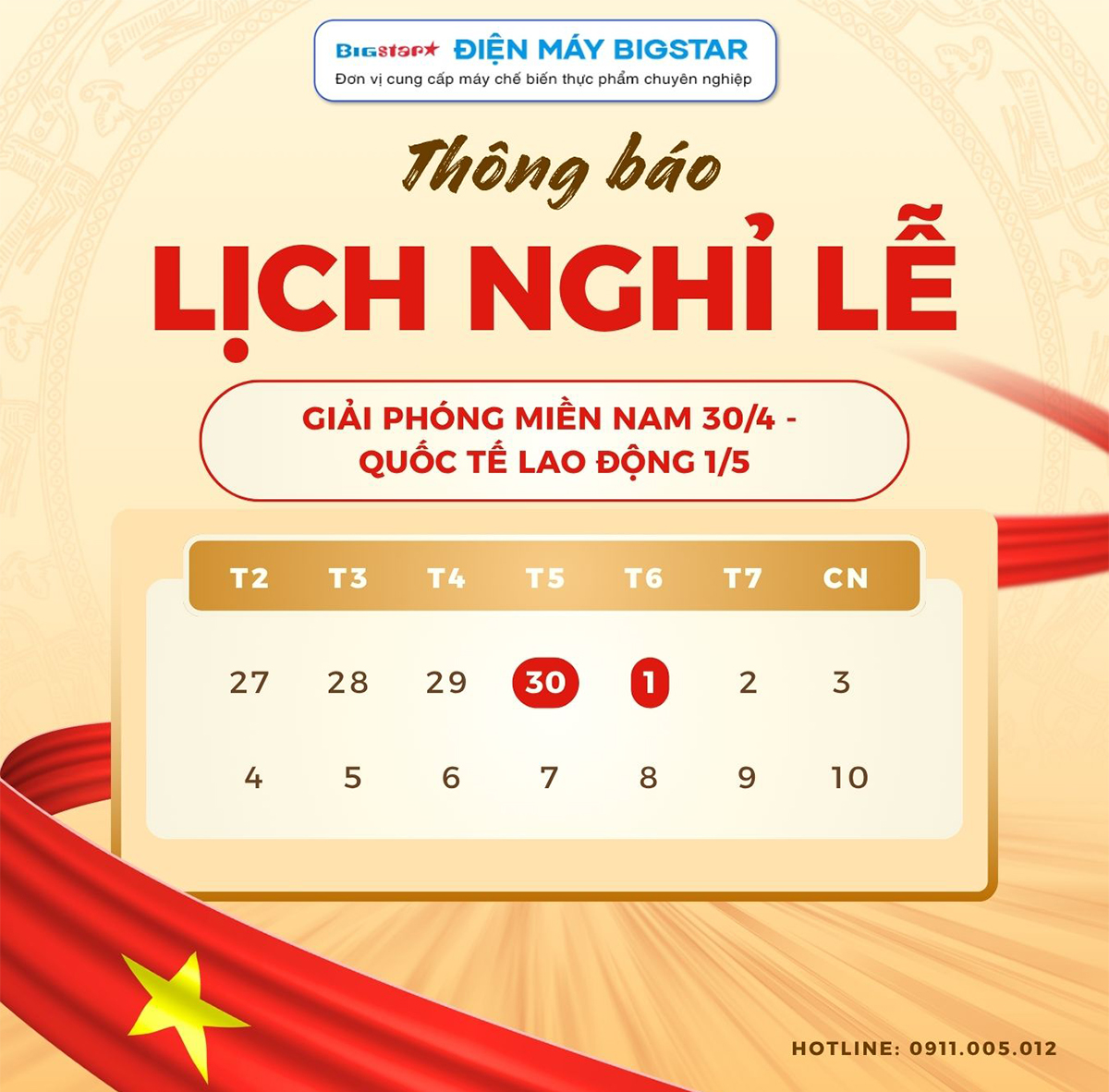 banner thong bao nghi le