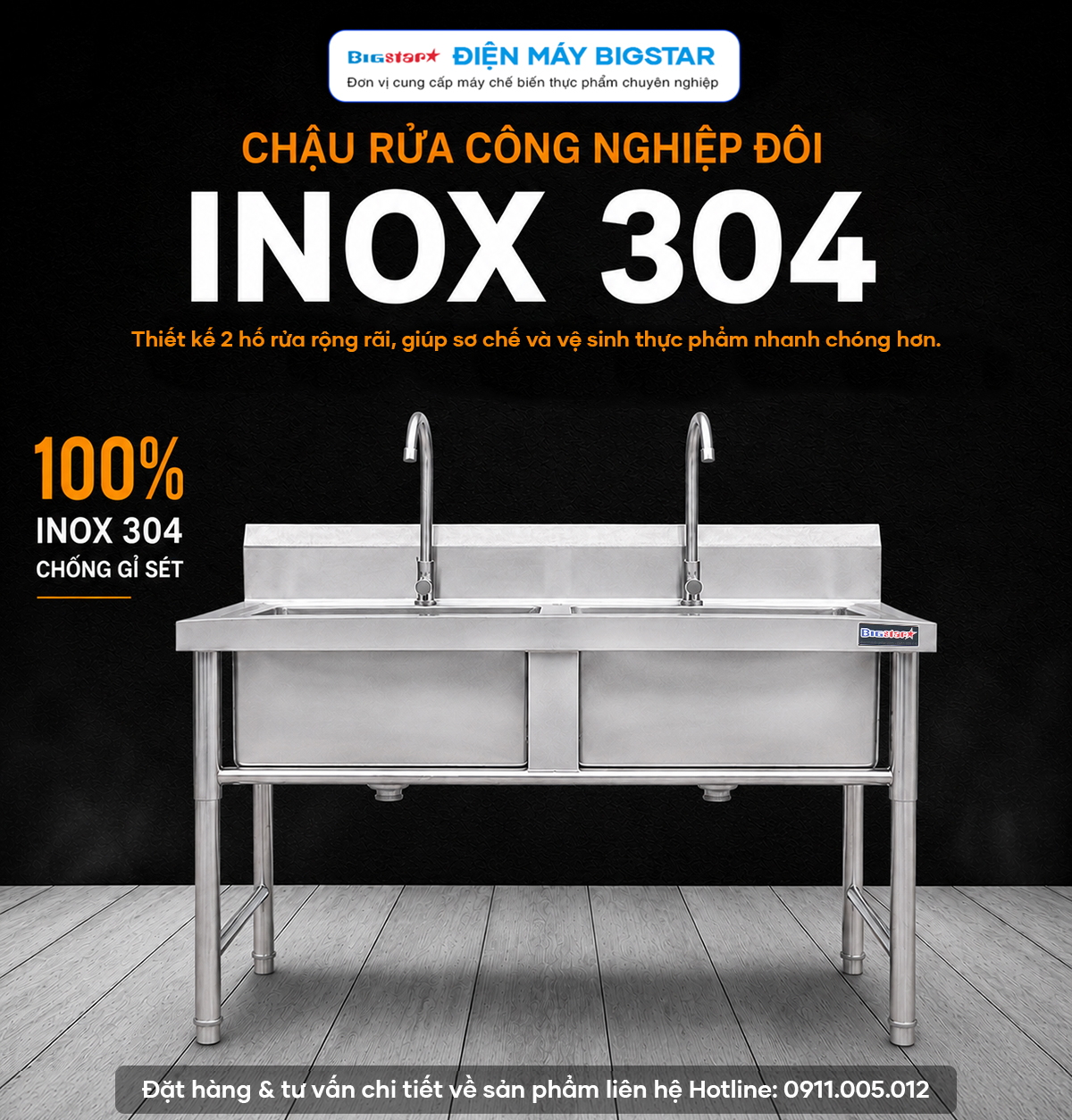 chau rua cong nghiep doi inox 304 banner