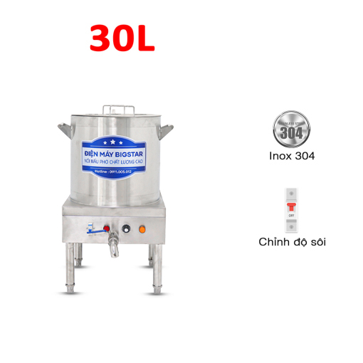 noi nau pho 30l gan bien tro cb