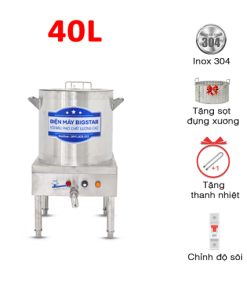Nồi nấu phở 40L gắn biến trở CB