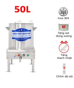 Nồi nấu phở 50L gắn biến trở CB