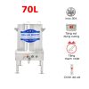 Nồi nấu phở 70L gắn biến trở CB
