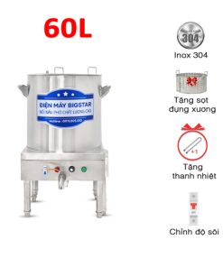 Nồi nấu phở 60L gắn biến trở CB