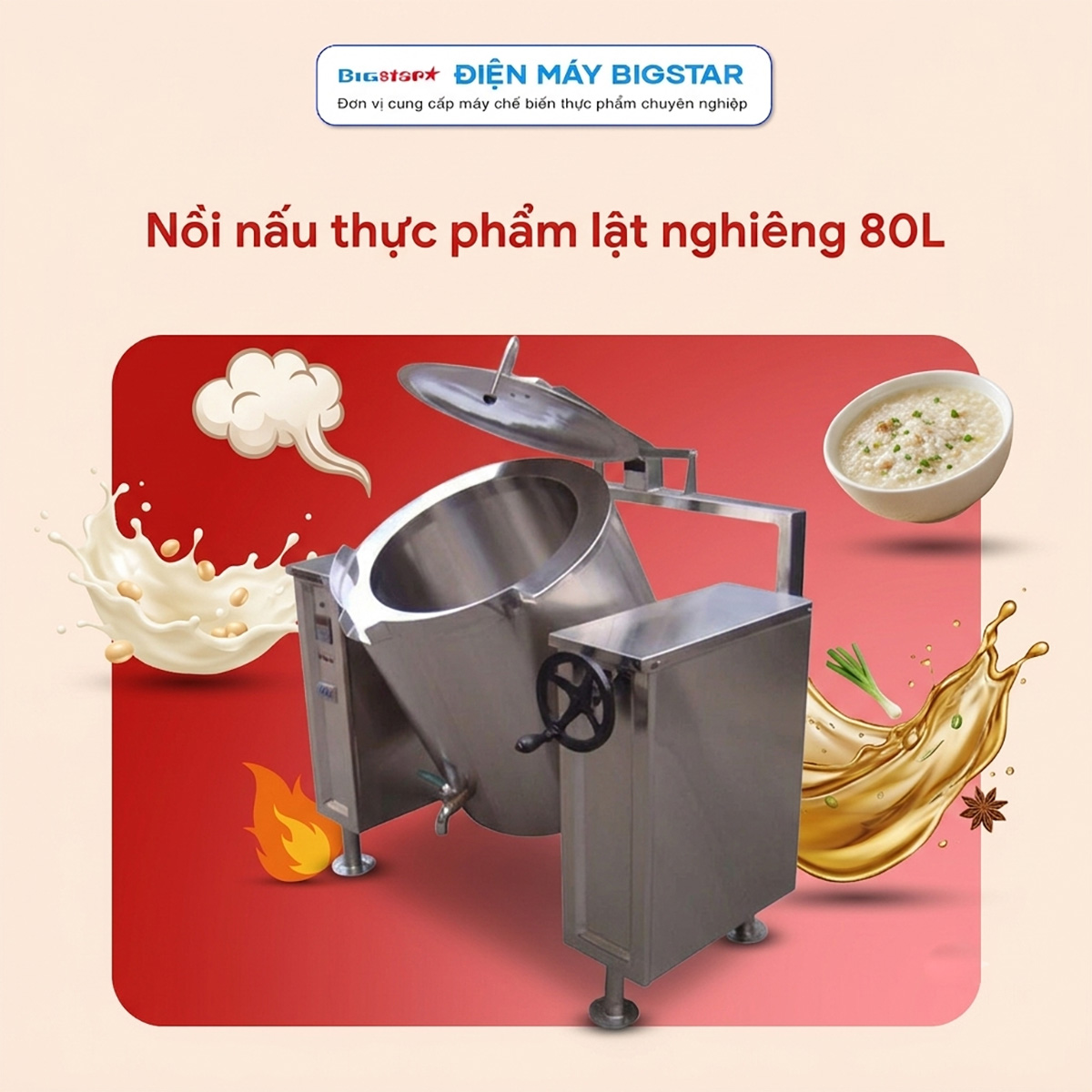 Nồi nấu thực phẩm lật nghiêng 80L 13 noi nau thuc pham lat nghieng 80l