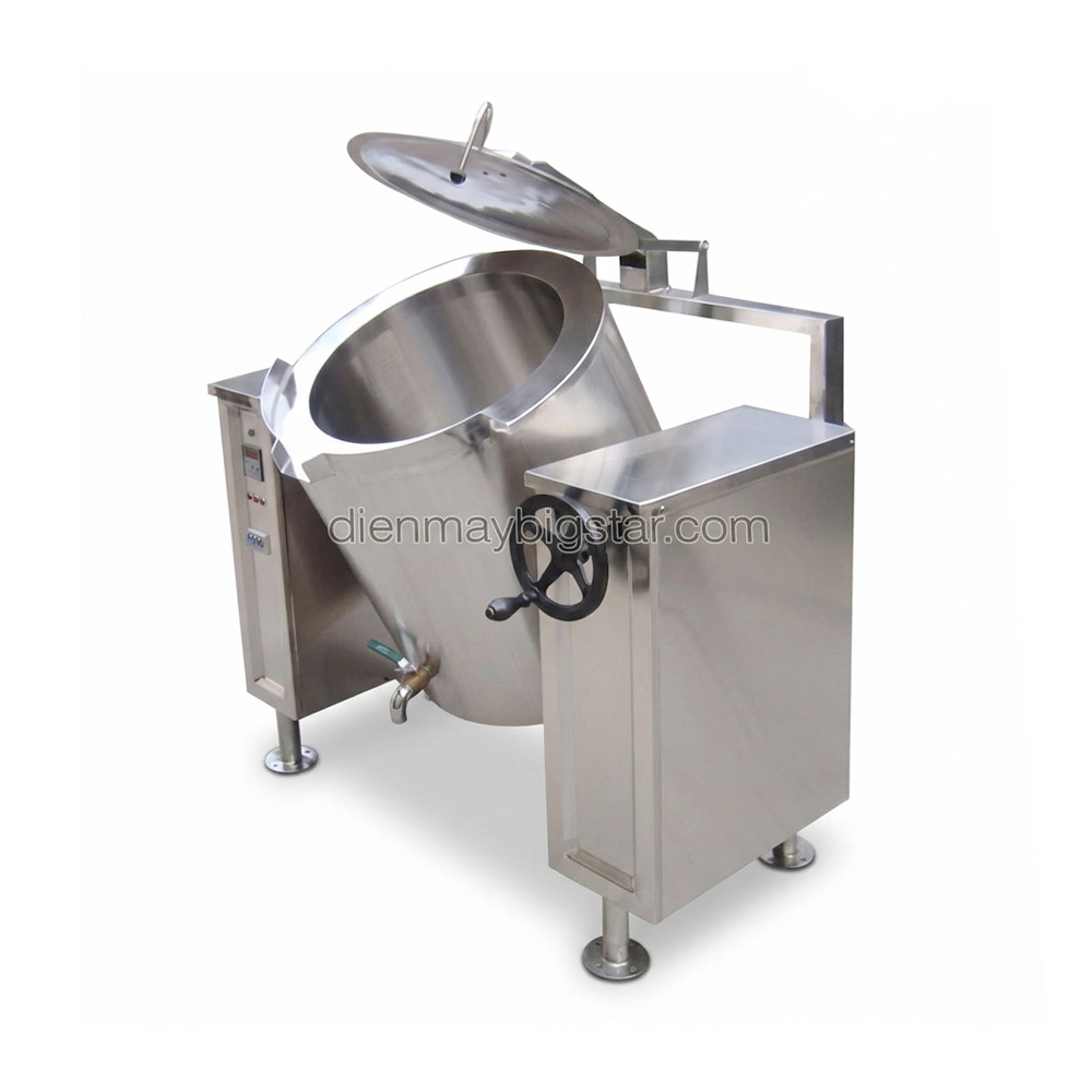 Nồi nấu thực phẩm lật nghiêng 80L - Thông số kỹ thuật
