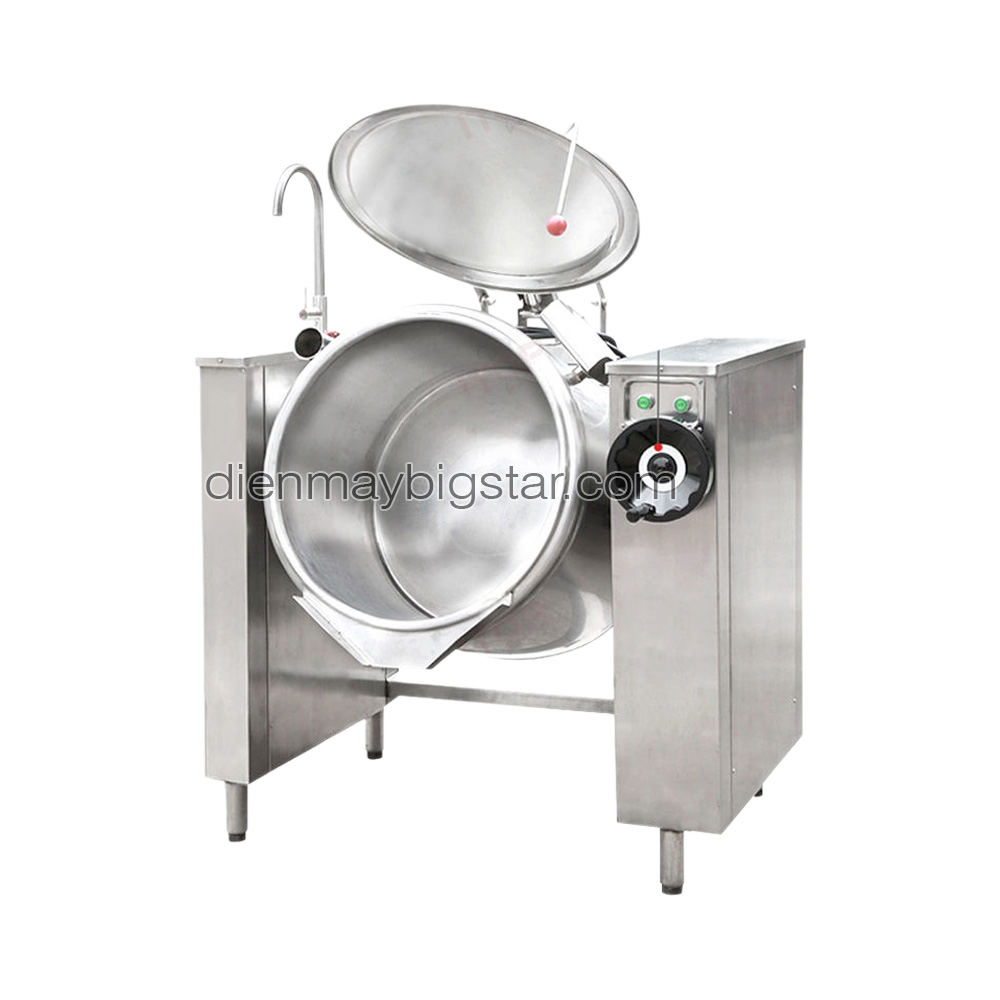 Nồi nấu thực phẩm lật nghiêng 80L 8 Nồi nấu thực phẩm lật nghiêng 80L - Ảnh 2