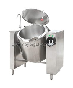 Nồi nấu lật nghiêng công nghiệp 100L 9 noi nau lat nghieng cong nghiep 100l 1