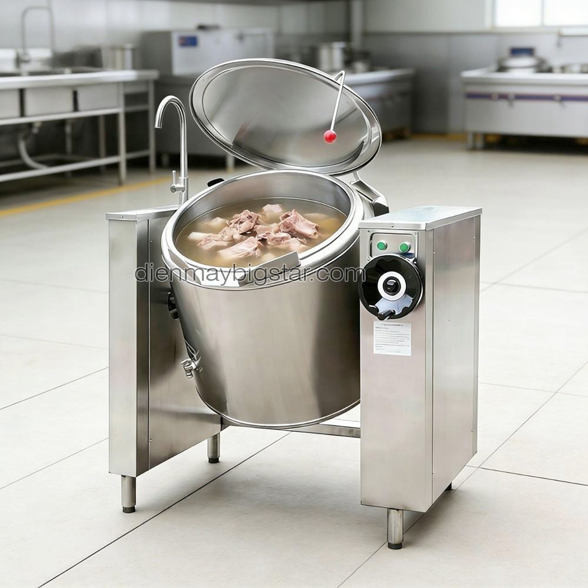 Nồi nấu lật nghiêng công nghiệp 100L 15 noi nau lat nghieng cong nghiep 100l 6