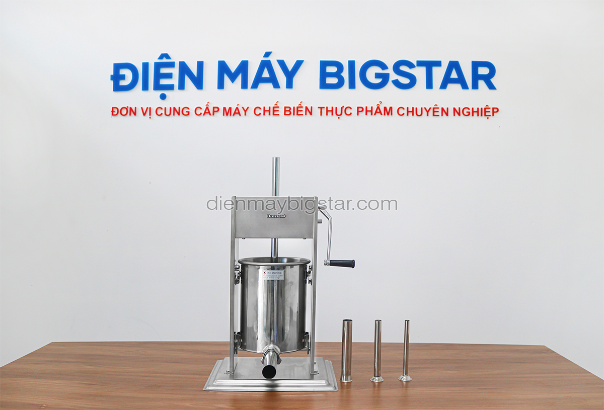 Máy nhồi xúc xích quay tay 10L TV-10L 19 may dun xuc xich quay tay 10L 8