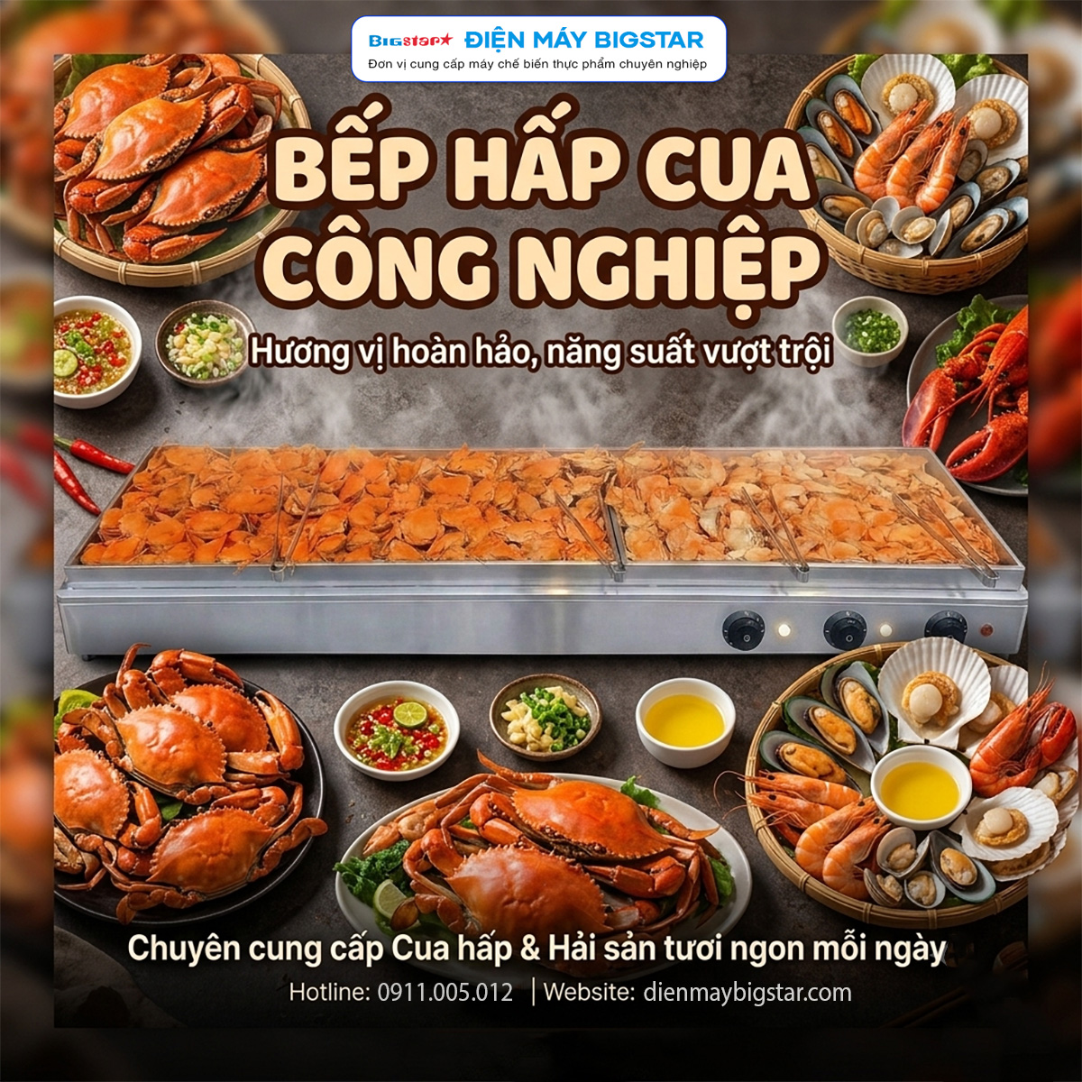 bep hap cua inox cong nghiep