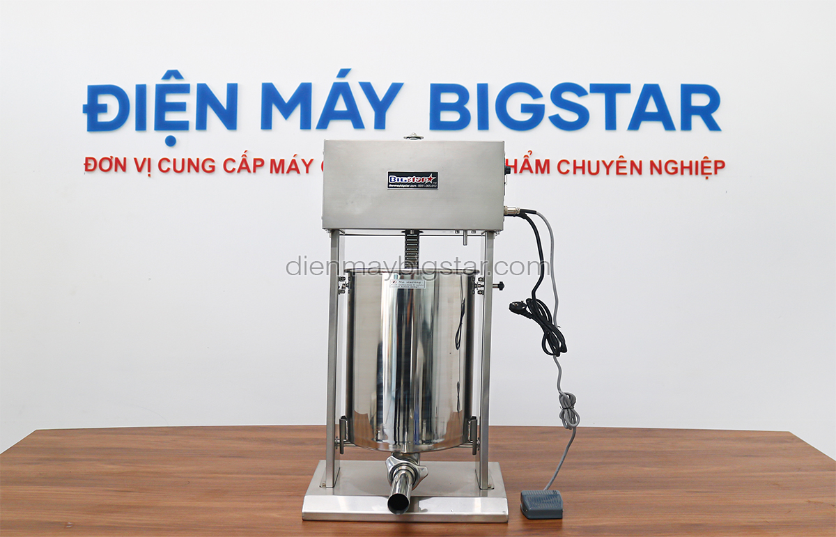 Máy nhồi xúc xích chạy điện 10L TV-10AL 14 may nhoi xuc xich chay dien 10L TV 10AL 3