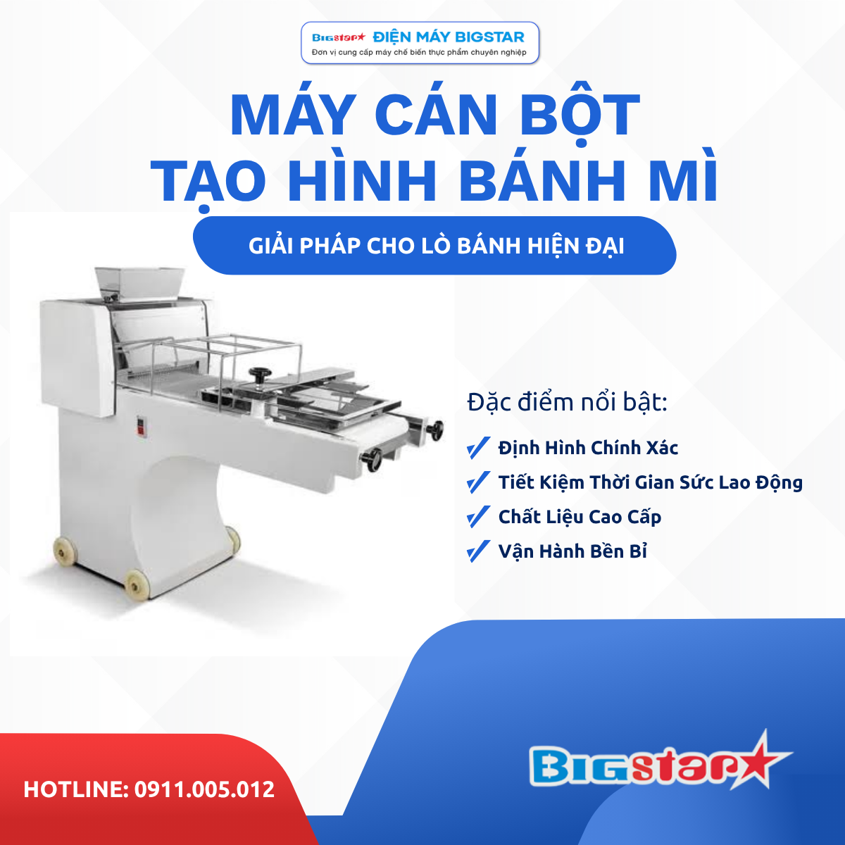 Máy cán bột tạo hình bánh mì WG-380L 13 May can bot tao hinh banh mi 1